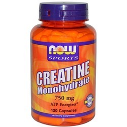 Now Creatine Monohydrate 750 mg 120 g