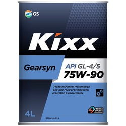Kixx Gearsyn 75W-90 GL-4/5 4L