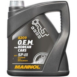 Mannol 8209 O.E.M. For Korean Cars 4L