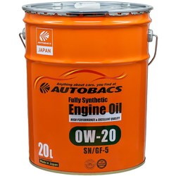 Autobacs Fully Synthetic 0W-20 SN/GF-5 20L