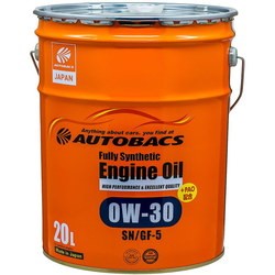 Autobacs Fully Synthetic 0W-30 SN/GF-5 20L