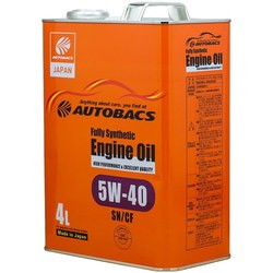 Autobacs Fully Synthetic 5W-40 SN/CF 4L