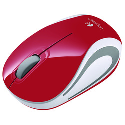 Logitech Wireless Mini Mouse M187 (красный)