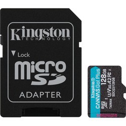 Kingston microSDXC Canvas Go! Plus + Adapter 128Gb