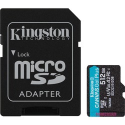Kingston microSDXC Canvas Go! Plus + Adapter 512Gb