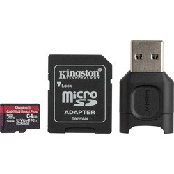 Kingston microSDXC Canvas React Plus 64Gb