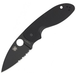 Spyderco Efficent Combo Black Blade