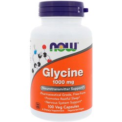 Now Glycine 1000 mg 100 cap