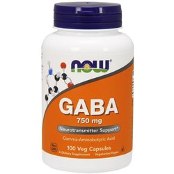 Now GABA 750 mg 100 cap