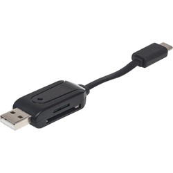 MANHATTAN USB-C/A Combo Multi-Card Reader
