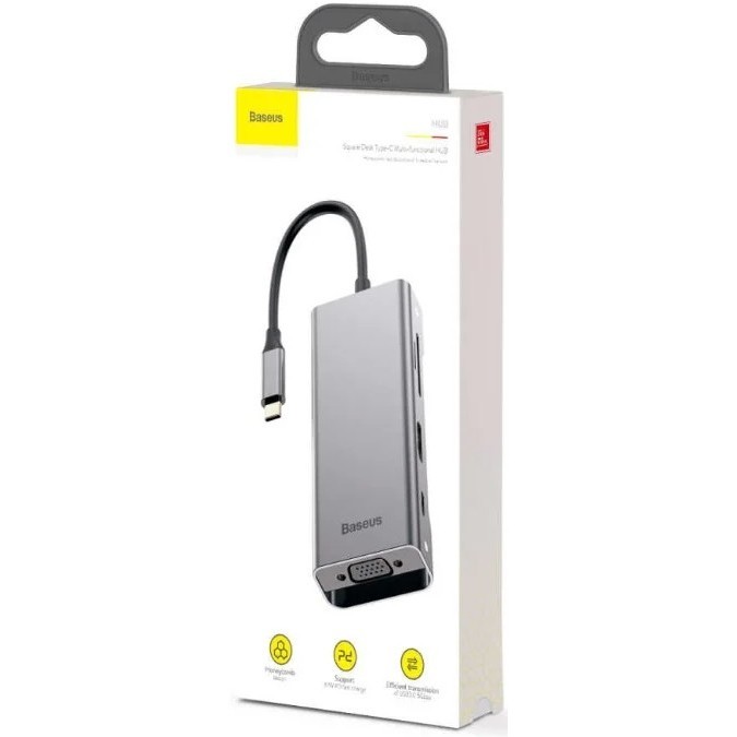 BASEUS Square Desk Type-C Multi-Functional VGA HUB