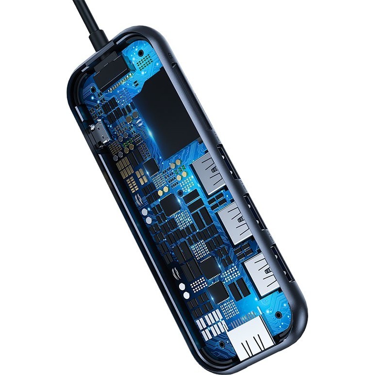 BASEUS Mirror USB-C to 3xUSB3.0+HDMI+SD/TF+PD