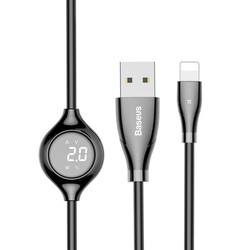 BASEUS Mini S Digital Display Lightning Cable 10000 (черный)