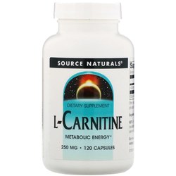 Source Naturals L-Carnitine 250 mg 120 cap