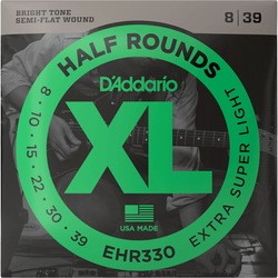 DAddario XL Half Rounds 8-39
