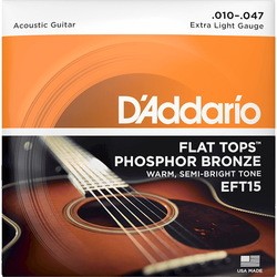 DAddario Flat Top Phosphor Bronze 10-47
