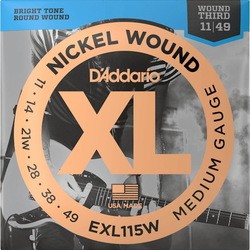 DAddario XL Nickel Wound Third 11-49