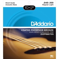 DAddario EXP Coated Phosphor Bronze 5-String Bass 45-130