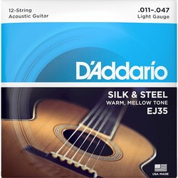 DAddario Acoustic Silk and Steel 12-String 11-47