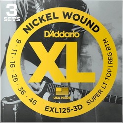 DAddario XL Nickel Wound 3D 9-46