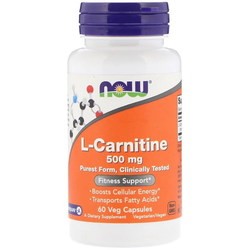 Now L-Carnitine 500 mg 60 cap