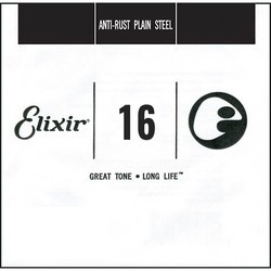 Elixir Anti-Rust Plain Steel Single 16