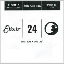 Elixir Electric Optiweb Nickel Plated Steel Single 24