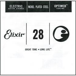 Elixir Electric Optiweb Nickel Plated Steel Single 28