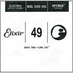 Elixir Electric Optiweb Nickel Plated Steel Single 49
