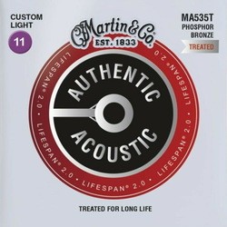 Martin Authentic Acoustic Lifespan 2.0 Phosphor Bronze 11-52