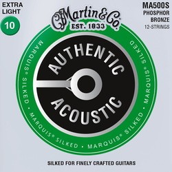 Martin Authentic Acoustic Marquis Silked Phosphor Bronze 12-String 10-47