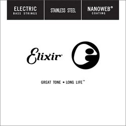 Elixir Electric Bass Nanoweb Stainless Steel Single 100 L