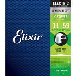 Elixir Electric 7-String Optiweb Medium 11-59