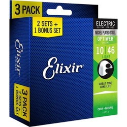 Elixir Electric Optiweb Light 10-46 (3-Pack)