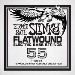 Ernie Ball Slinky Flatwound Bass Single 55