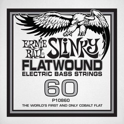 Ernie Ball Slinky Flatwound Bass Single 60
