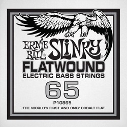 Ernie Ball Slinky Flatwound Bass Single 65