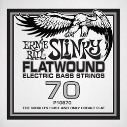 Ernie Ball Slinky Flatwound Bass Single 70
