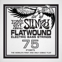 Ernie Ball Slinky Flatwound Bass Single 75