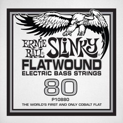 Ernie Ball Slinky Flatwound Bass Single 80