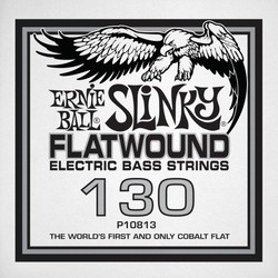 Ernie Ball Slinky Flatwound Bass Single 130