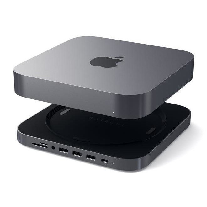 Satechi Type-C Aluminium Stand & Hub for Mac Mini
