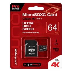 Qumo microSDXC UHS-I U3 Pro Series 128Gb