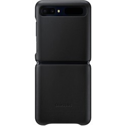 Samsung Leather Cover for Galaxy Z Flip (черный)