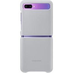 Samsung Leather Cover for Galaxy Z Flip (серый)