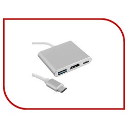 Palmexx PX/HUB-USBC-HDMI-USB (серебристый)