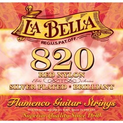 La Bella Elite Flamenco Red Nylon 820