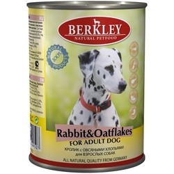 Berkley Adult Canned Rabbit/Oatflakes 0.4 kg 6 PCS