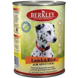 Berkley Adult Canned Lamb/Rice 0.4 kg 6 PCS