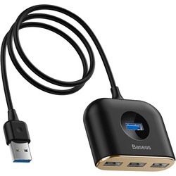 BASEUS Square Round 4 in 1 USB HUB Adapter